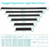 Aluminum Alloy Shell Full Spectrum Aquarium Light with Extendable Brackets