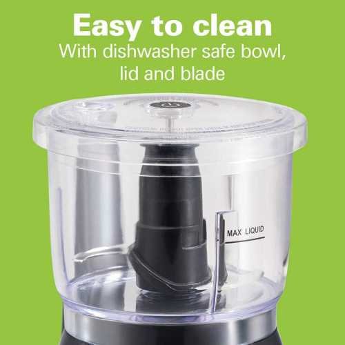 Hamilton Beach 3-Cup Electric Vegetable Chopper & Mini Food Processor | TekChoice Electronics