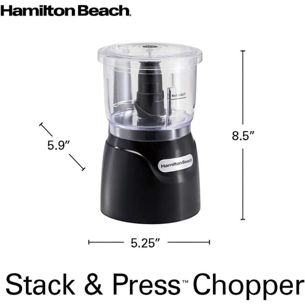Hamilton Beach 3-Cup Electric Vegetable Chopper & Mini Food Processor | TekChoice Electronics