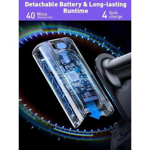 Cordless Vacuum Cleaner with LED Display and Multiple Cleaning Modes | TekChoice Electronics