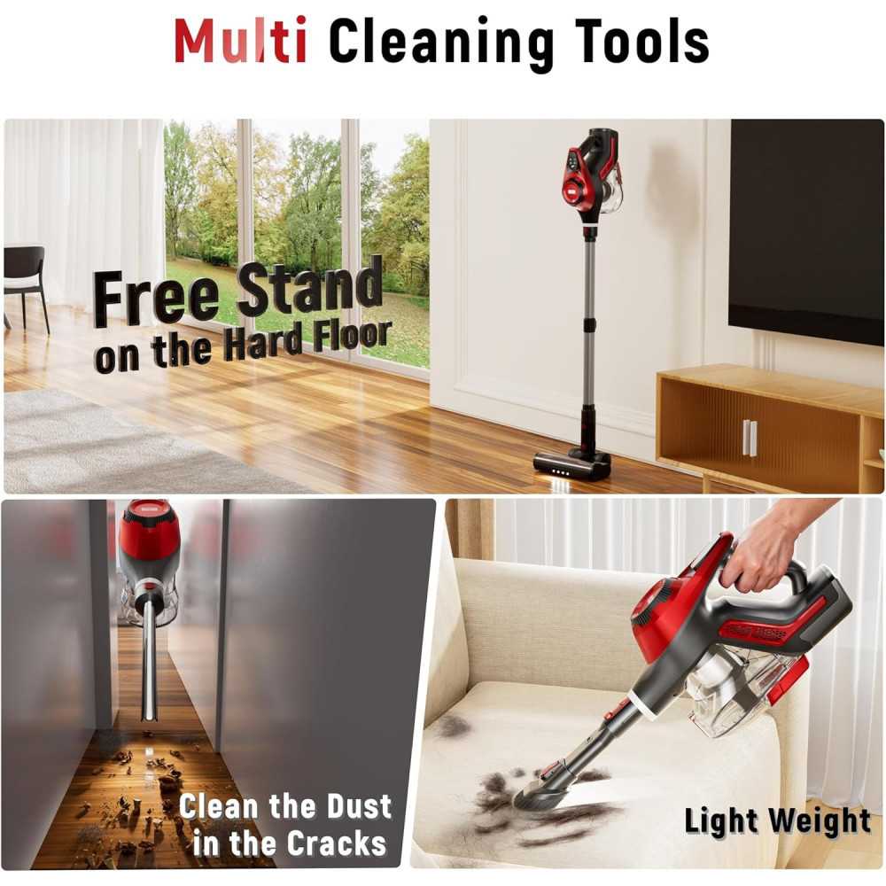 Cordless Vacuum Cleaner for Pet Hair, Carpet, and Hardwood Floors | TekChoice Electronics