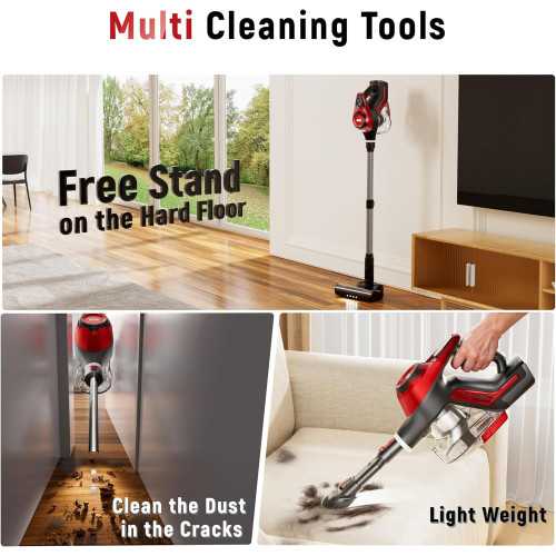 Cordless Vacuum Cleaner for Pet Hair, Carpet, and Hardwood Floors | TekChoice Electronics