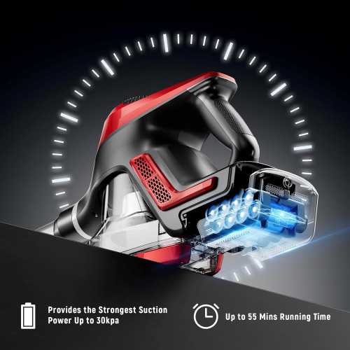 Cordless Vacuum Cleaner for Pet Hair, Carpet, and Hardwood Floors | TekChoice Electronics