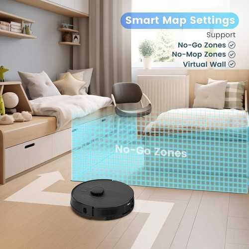 T20+ Robot Vacuum & Mop with Smart Features for Pets, Hard Floors, and Carpets | TekChoice Electronics