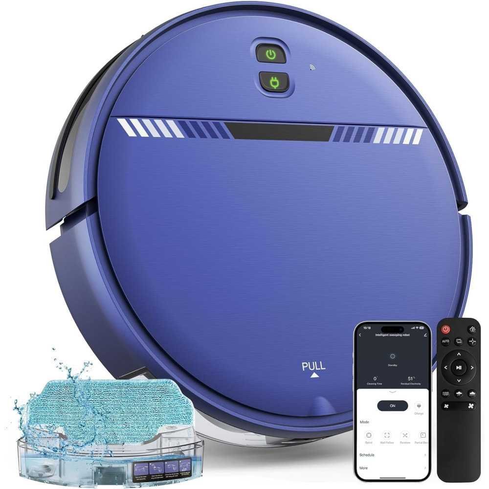 Smart 2-in-1 Robot Vacuum and Mop with App Control and Self-Charging Feature | TekChoice Electronics