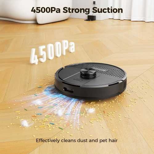 Robot Vacuum and Mop Combo for Effortless Pet Hair Removal and Sparkling Floors | TekChoice Electronics