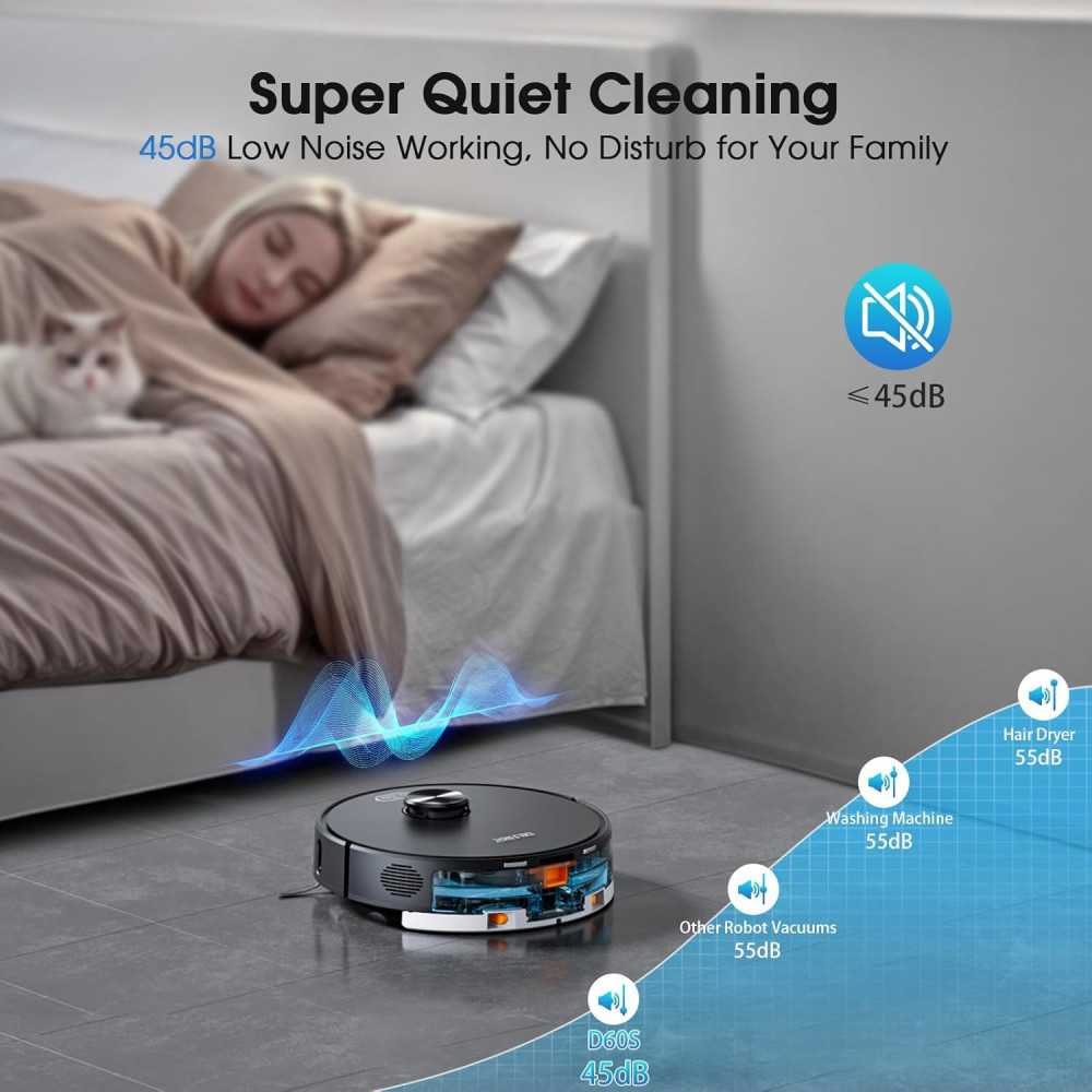 3-in-1 Robot Vacuum and Mop with Smart Mapping Technology and Powerful Suction for Pet Hair and Carpets | TekChoice Electronics