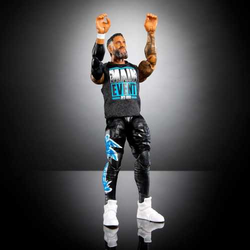 Elite Jey Uso Action Figure Set with Swappable Hands and Ring Gear | TekChoice Electronics