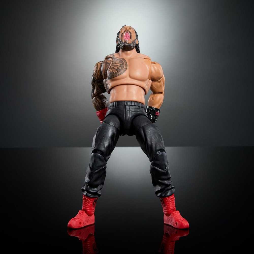 Roman Reigns WWE Action Figure Set with Interchangeable Accessories, 30 Points of Articulation and Signature Entrance Gear | TekChoice Electronics