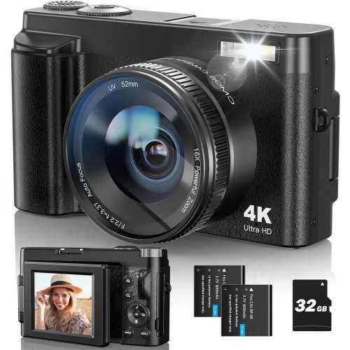 4K Vlogging Companion with Autofocus, 48MP Resolution, and 16X Zoom | TekChoice Electronics