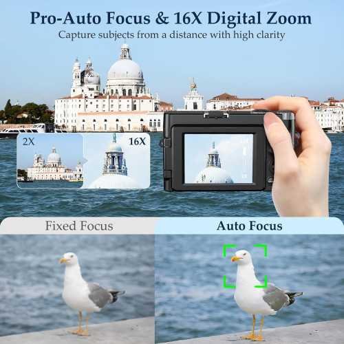 4K Vlogging Companion with Autofocus, 48MP Resolution, and 16X Zoom | TekChoice Electronics