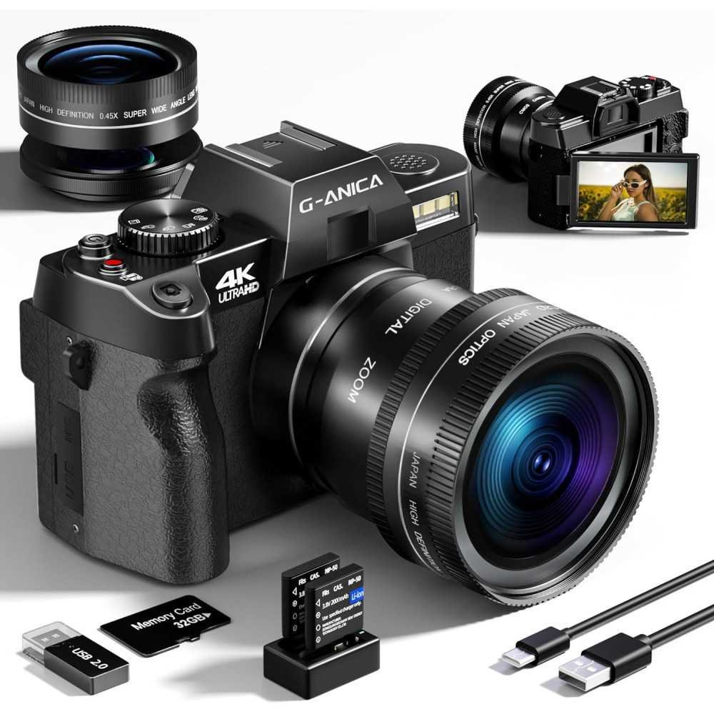 48MP Digital Cameras with WiFi, 4K Vlogging, and More for Entry-Level Users | TekChoice Electronics