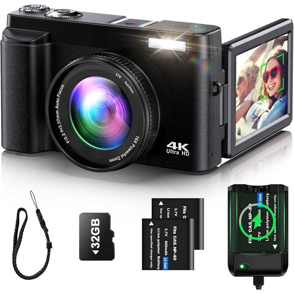 4K Vlogging Camera Kit with Auto-Focus & Anti-Shake Technology | TekChoice Electronics