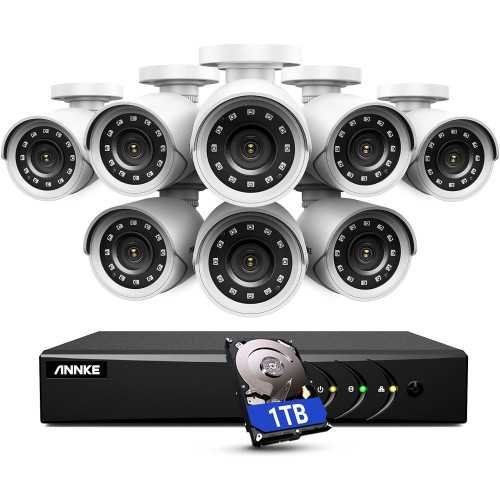 3K Lite 8CH Surveillance DVR with AI Detection and 1080p HD Cameras for Total Peace of Mind | TekChoice Electronics