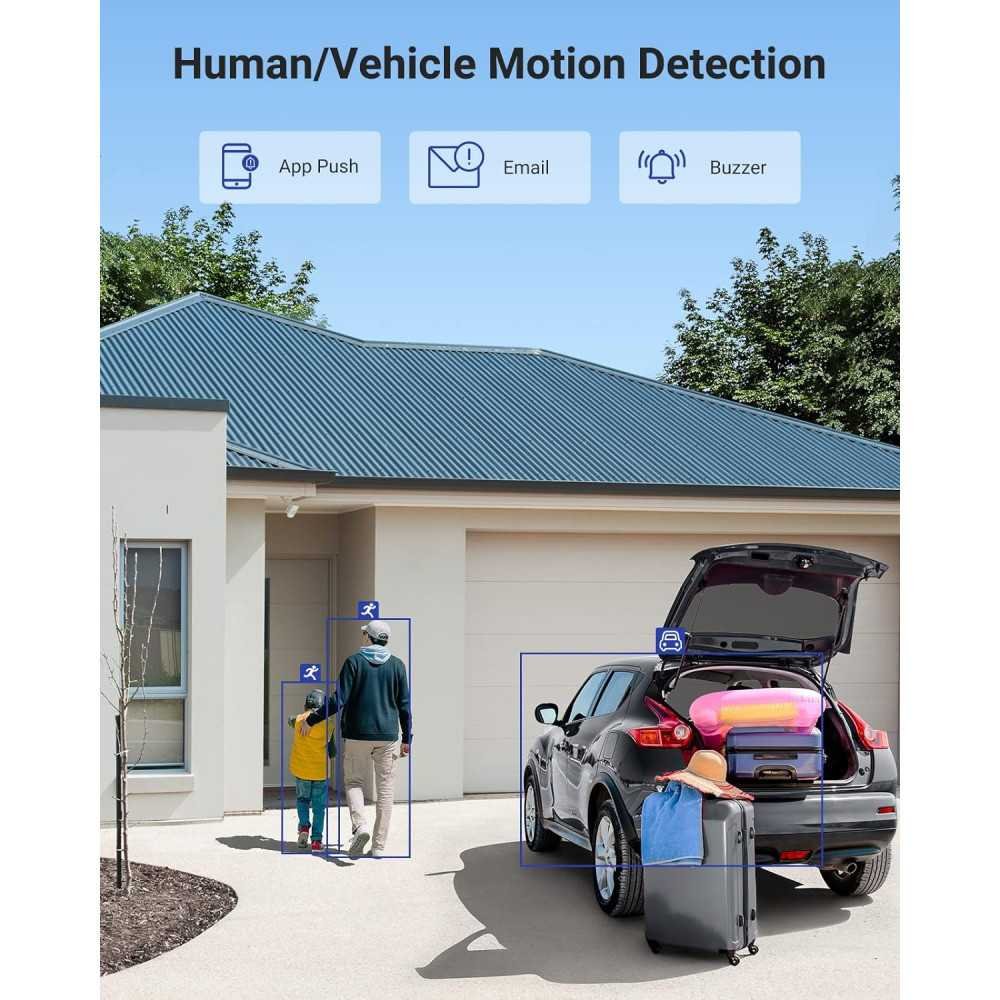 3K Lite 8CH Surveillance DVR with AI Detection and 1080p HD Cameras for Total Peace of Mind | TekChoice Electronics