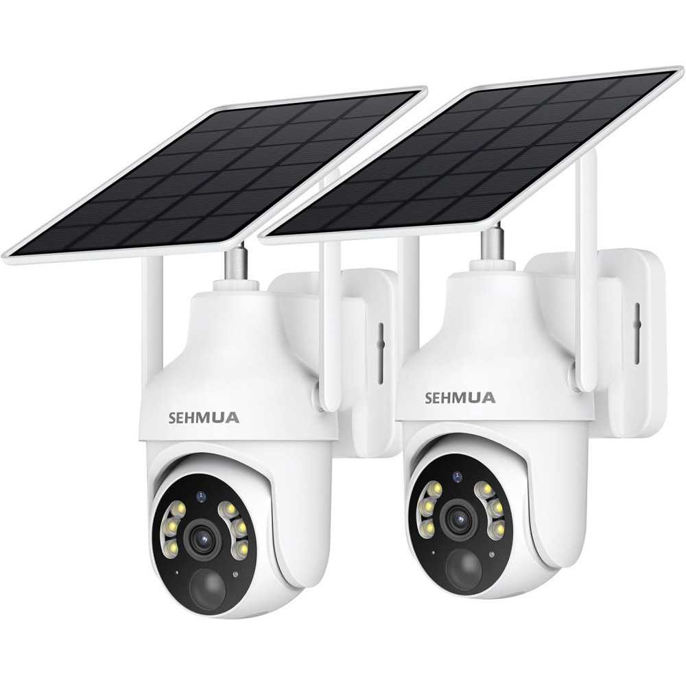 Solar-Powered Outdoor Security Camera with Super-Bright LEDs and 2K Color Night Vision | TekChoice Electronics Solar-Powered Outdoor Security Camera with Super-Bright LEDs and 2K Color Night Vision | TekChoice Electronics