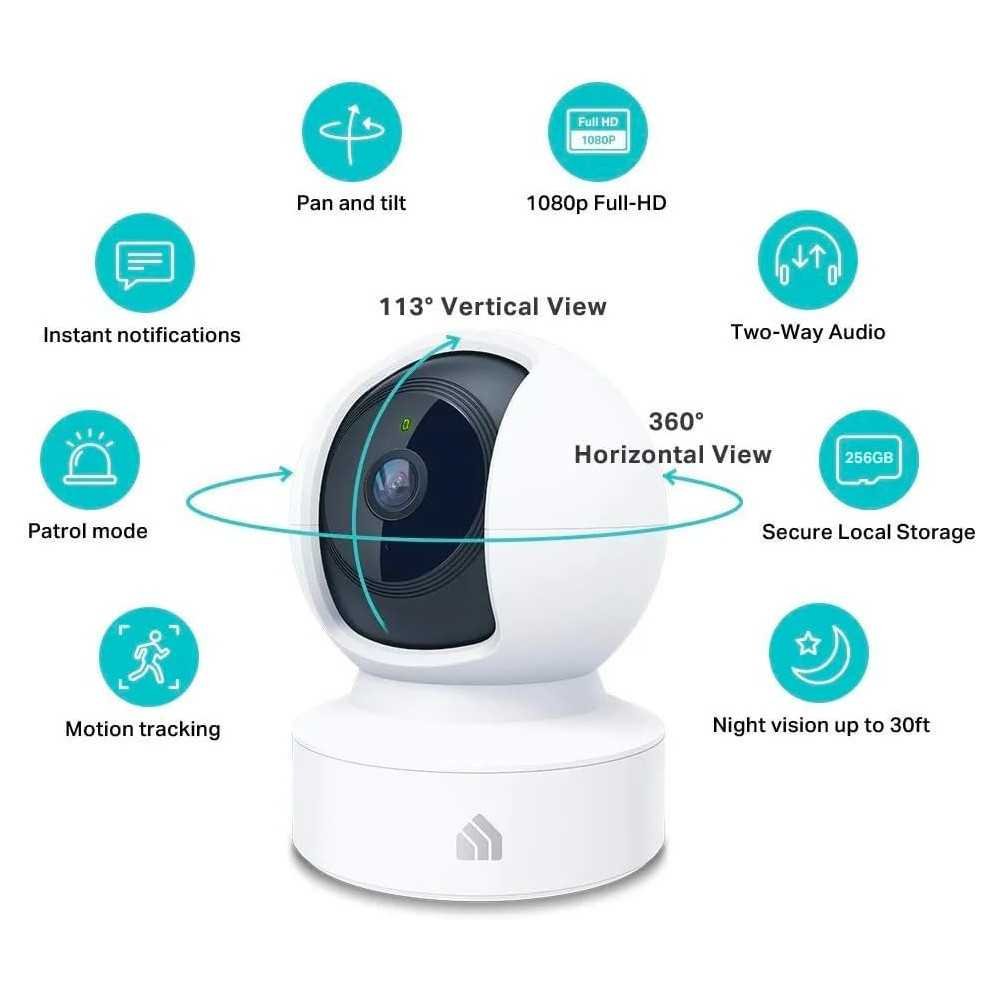 1080p HD Smart Security Camera for Baby and Pet Monitoring | TekChoice Electronics