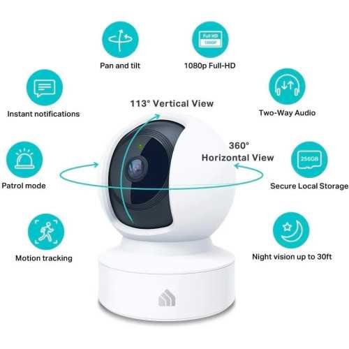 1080p HD Smart Security Camera for Baby and Pet Monitoring | TekChoice Electronics