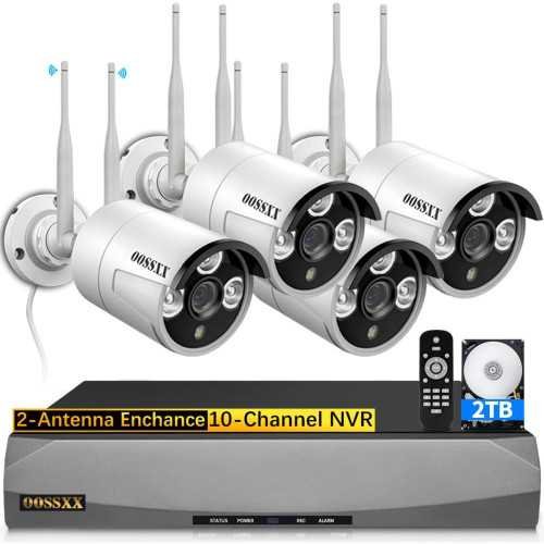 Advanced AI Human Detection in 2K Resolution - Complete Surveillance Kit with 2TB Storage and Night Vision | TekChoice Electronics