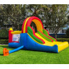 16 x 7.2ft Inflatable Bouncy Castle for Kids: Indoor Outdoor Fun with Racing Slides, Bouncing, and Large Climbing Wall