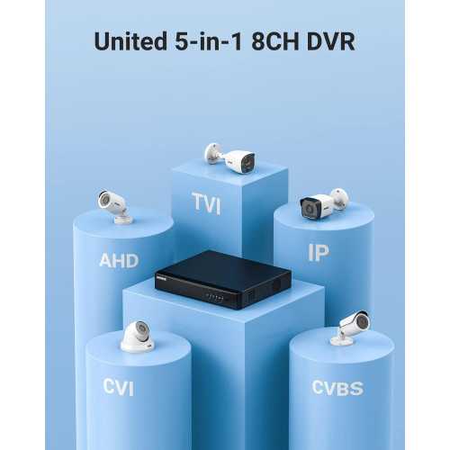 8CH H.265+ 3K Lite Camera System with AI Detection and Remote Access | TekChoice Electronics