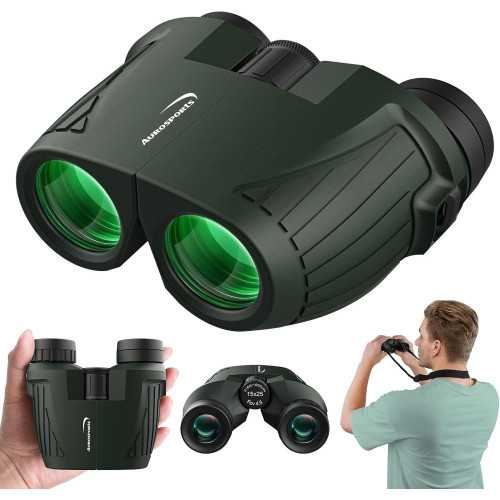 Aurosports 15x25 Compact Binoculars | TekChoice Electronics