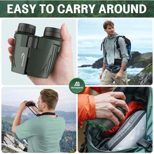 Aurosports 15x25 Compact Binoculars | TekChoice Electronics