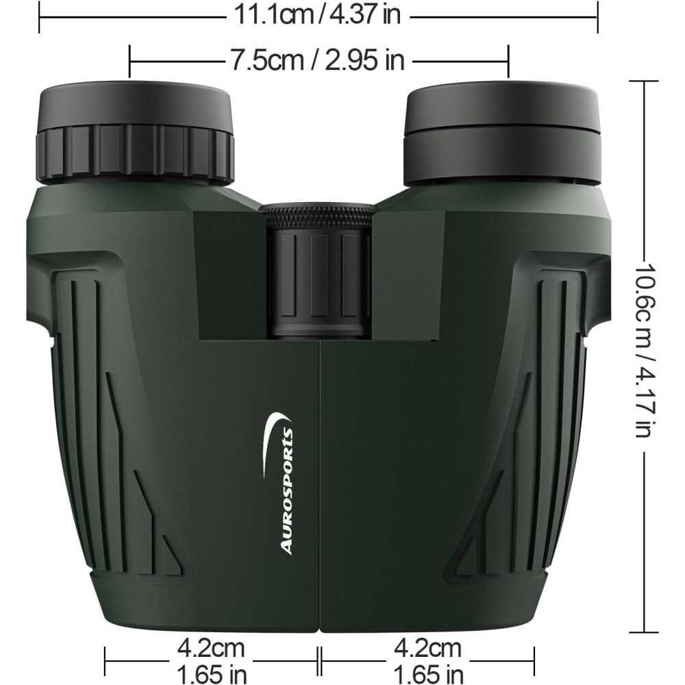 Aurosports 15x25 Compact Binoculars | TekChoice Electronics