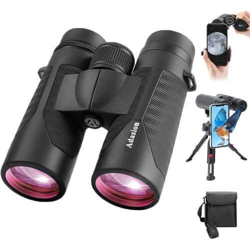 12x42 HD Binoculars with Phone Adapter and Tripod | TekChoice Electronics