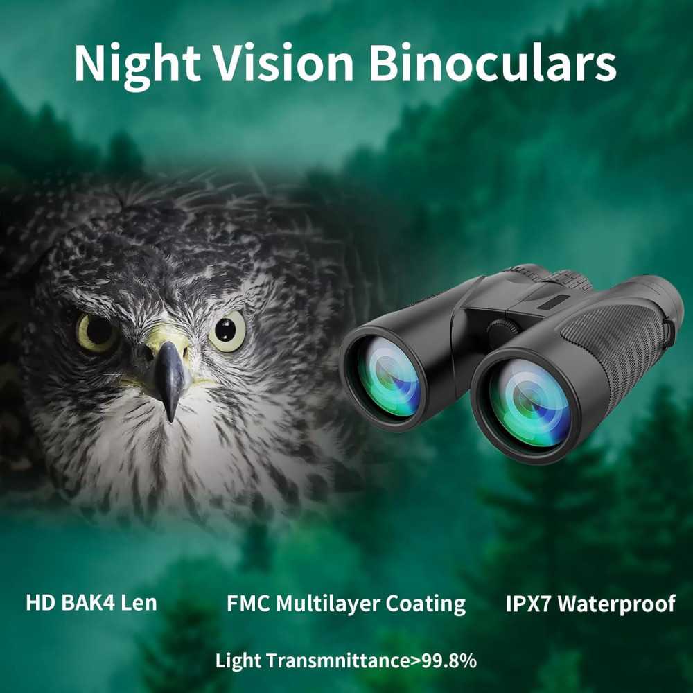 12x42 HD Night Vision Binoculars for Bird Watching and Concert Adventures | TekChoice Electronics