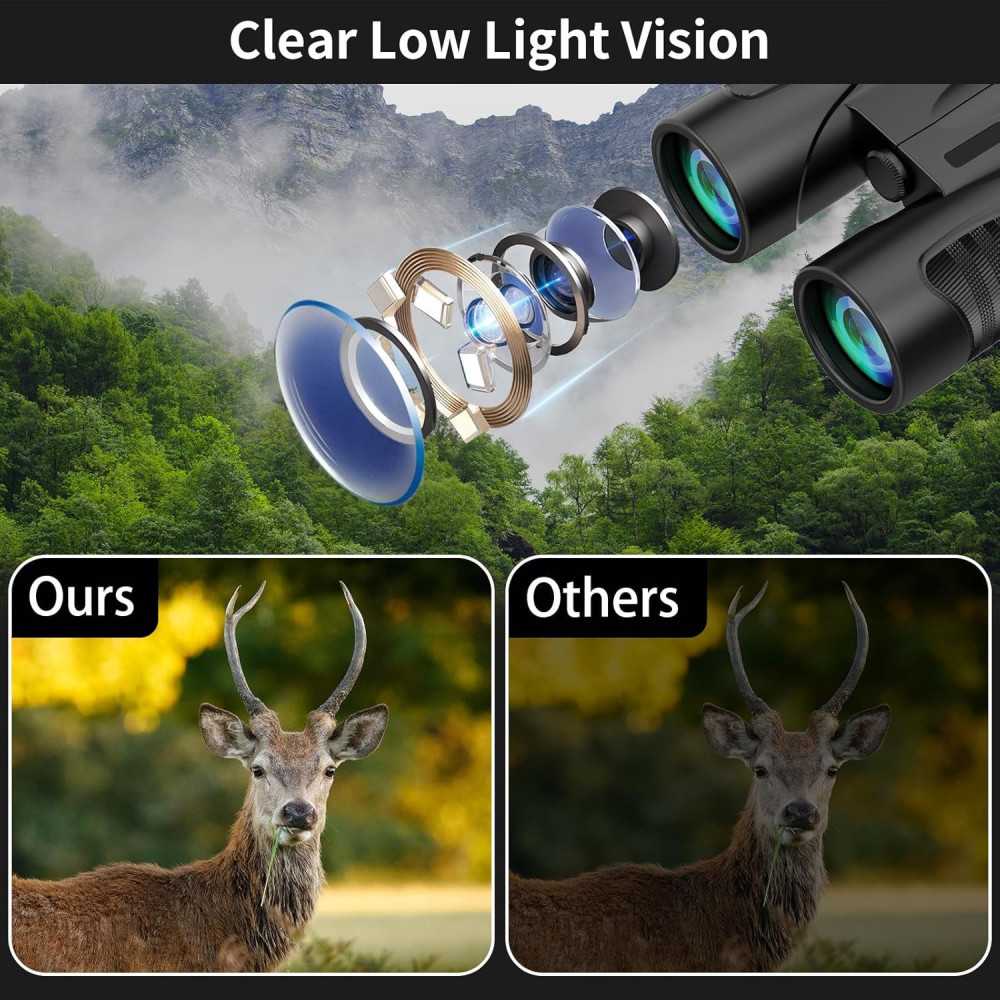 12x42 HD Night Vision Binoculars for Bird Watching and Concert Adventures | TekChoice Electronics