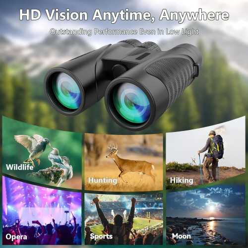 12x42 HD Night Vision Binoculars for Bird Watching and Concert Adventures | TekChoice Electronics