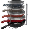 Simple Houseware Cabinet Pantry Pot and Pan Organizer Holder Rack