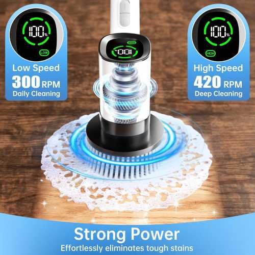 IPX7 Waterproof Cordless Electric Spin Scrubber | TekChoice Electronics