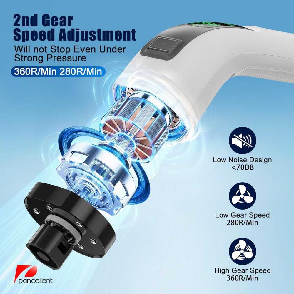 (2025) Electric Spin Scrubber with 7-in-1 Cleaning Tool for Every Surface | TekChoice Electronics