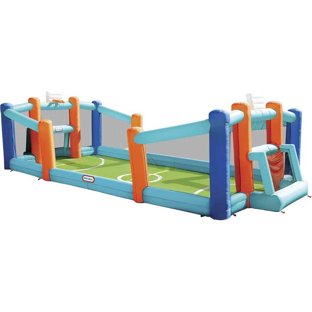 Huge Inflatable Backyard Soccer & Basketball Court for Multiple Kids | TekChoice Electronics