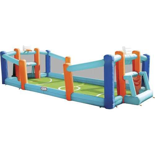 Huge Inflatable Backyard Soccer & Basketball Court for Multiple Kids | TekChoice Electronics