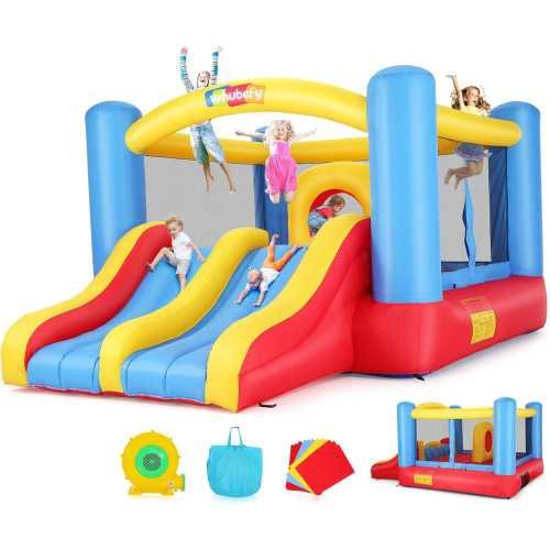 Inflatable Bounce House with Slides for Endless Family Fun | TekChoice Electronics