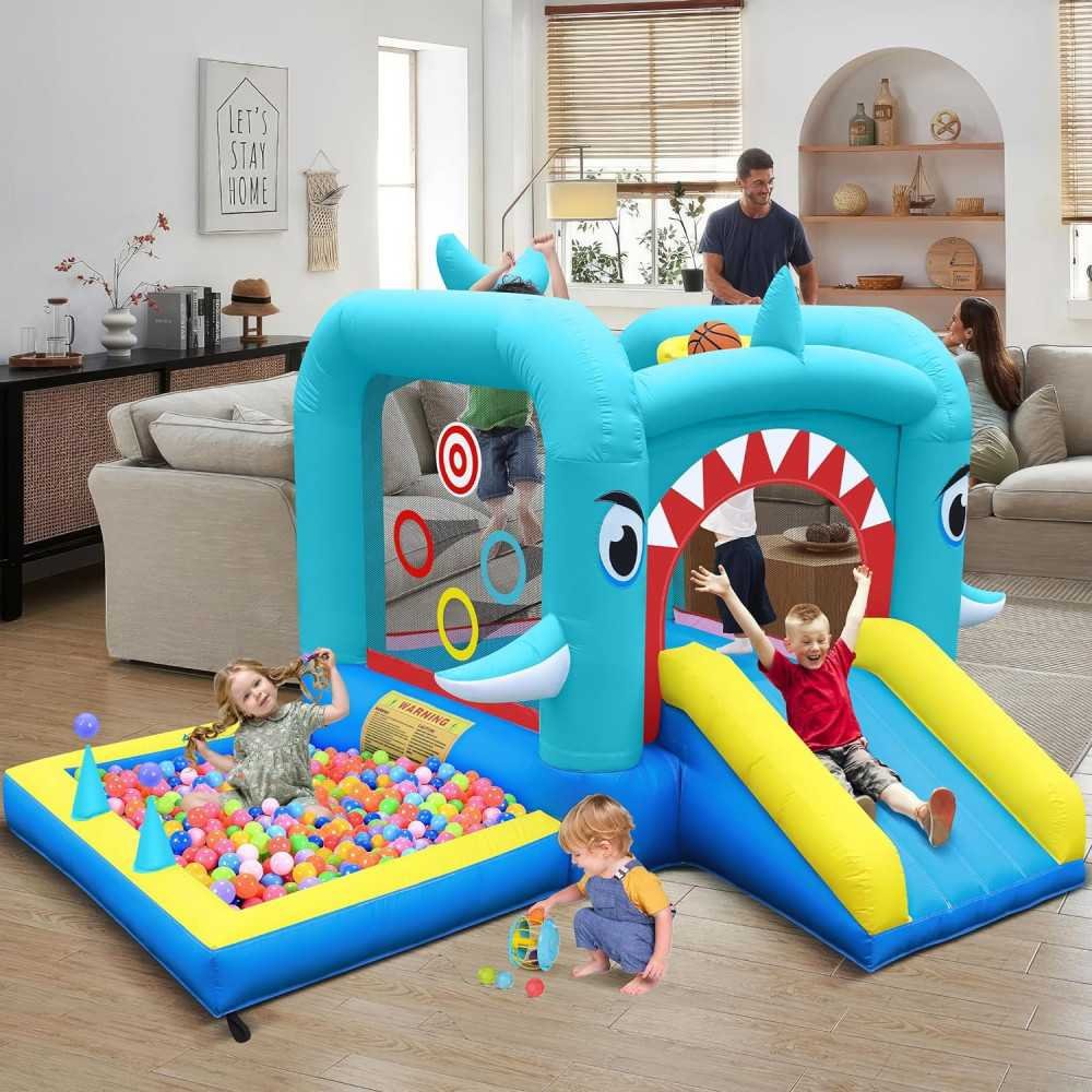 7-in-1 Inflatable Bounce House for Active Kids 3-8 | TekChoice Electronics