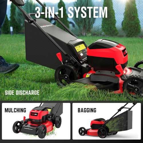 PowerSmart 40V Cordless Lawn Mower for Effortless Yard Maintenance | TekChoice Electronics