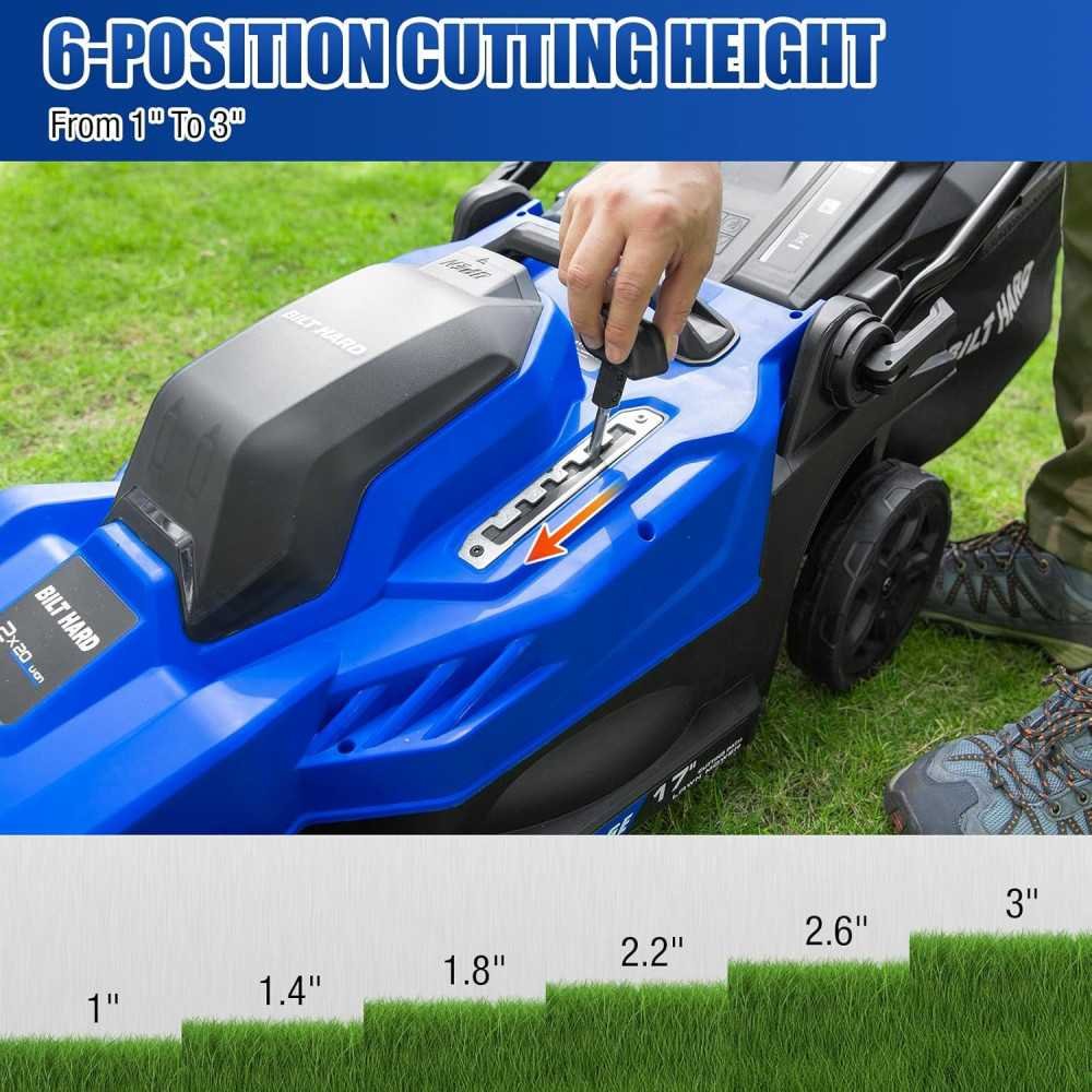Cordless Mower, Trimmer, Edger, Blower Combo Set with 3 Batteries & Dual Charger | TekChoice Electronics
