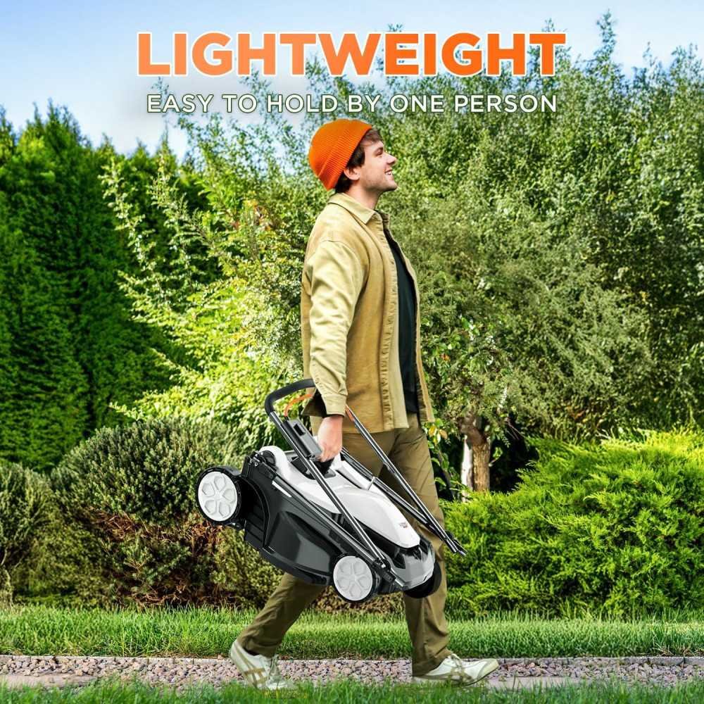 20V Electric Lawn Mower with 6-Position Height Adjustment and Long-Lasting Batteries | TekChoice Electronics