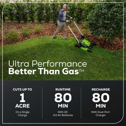 60V Cordless Lawn Mower with LED Lights and Self-Propelled System | TekChoice Electronics