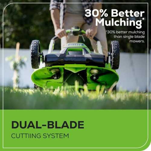 60V Cordless Lawn Mower with LED Lights and Self-Propelled System | TekChoice Electronics