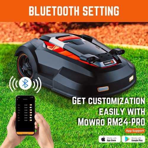 Robot Lawn Mower with Bluetooth Control and Advanced Features for Small to Medium Yards | TekChoice Electronics