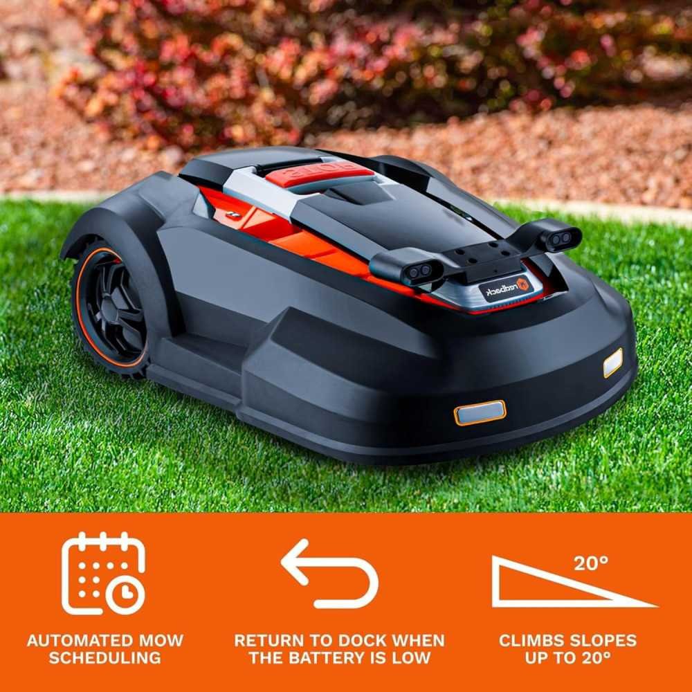 Robot Lawn Mower with Bluetooth Control and Advanced Features for Small to Medium Yards | TekChoice Electronics