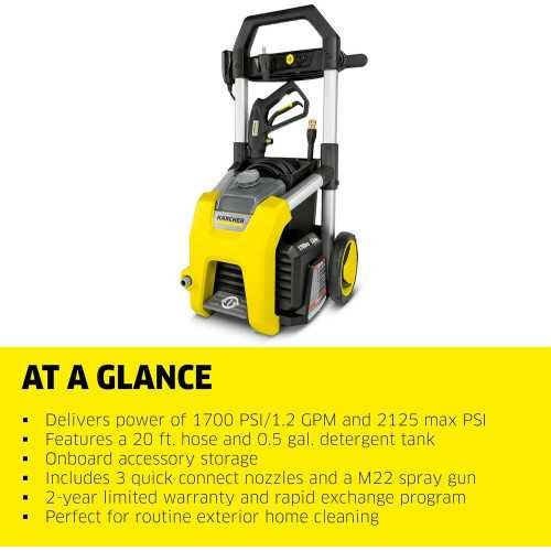 K1700 Pressure Washer for Cars, Driveways, and More | TekChoice Electronics