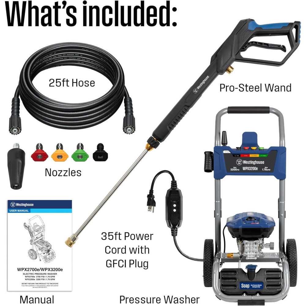 WPX3200e Electric Pressure Washer | TekChoice Electronics