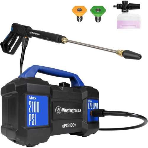 ePX3100v Electric Pressure Washer For Sparkling Cars, Fences, Driveways, Home, and Patios | TekChoice Electronics