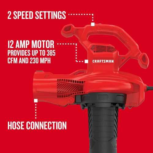 3-in-1 Leaf Blower, Vacuum, and Mulcher | TekChoice Electronics